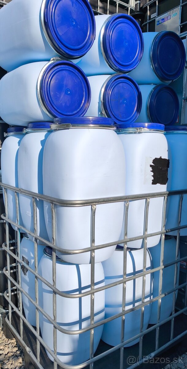 Lacné potravinárske plastové 70l sudy - 17
