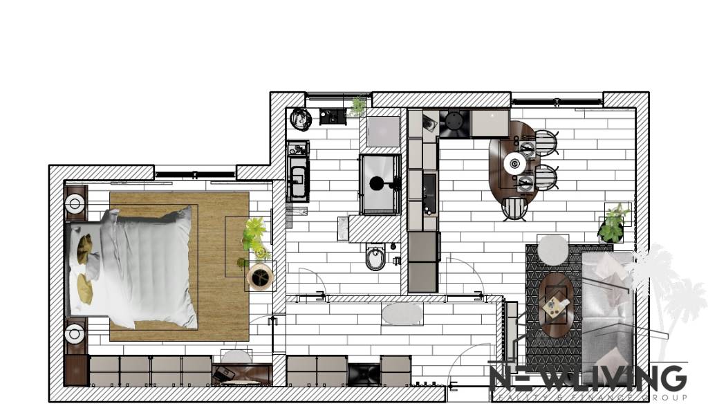 Na prenájom nový 2iz. byt na Banke - 17