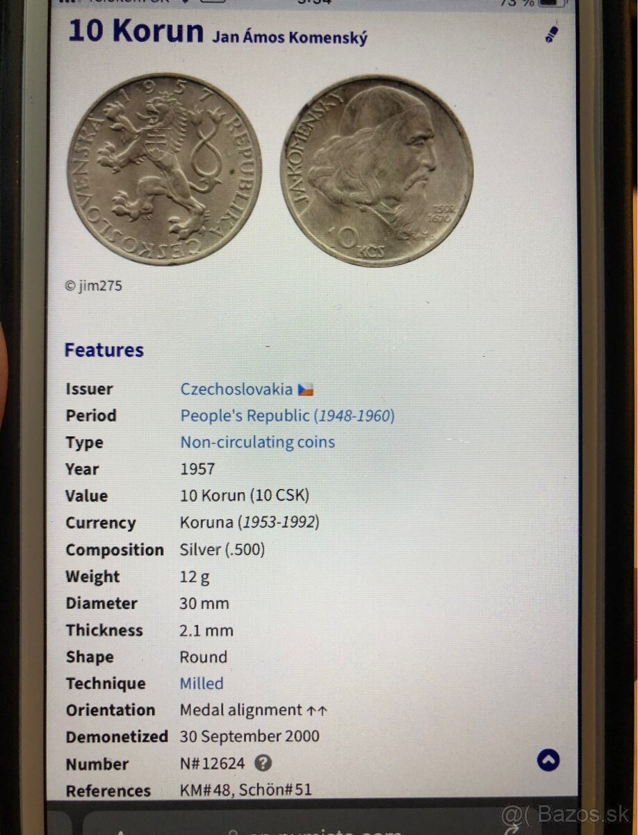 Strieborne mince (1696-1986) - 17