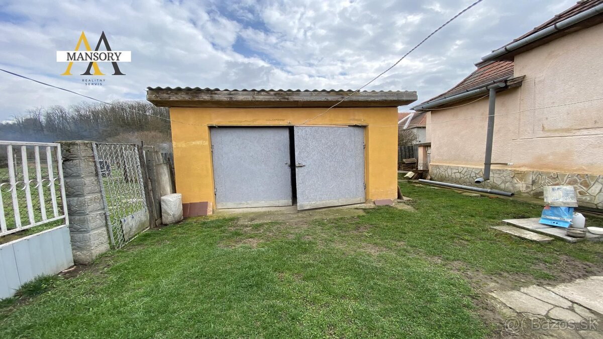 Na predaj 3 izbový rodinný dom na pozemku 2 138 m2 za 60 000 - 17