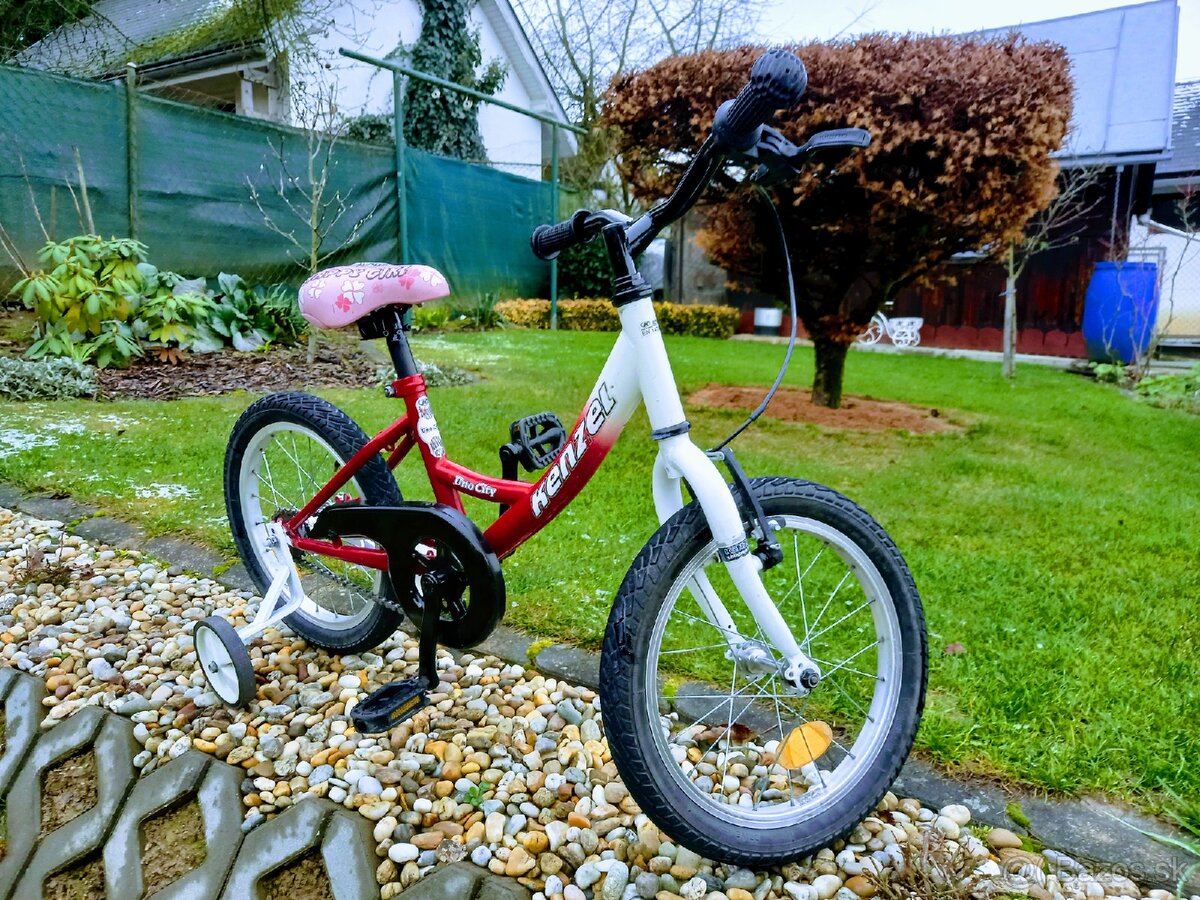 Detský bicykel s pomocnými kolieskami-Kenzel - 17