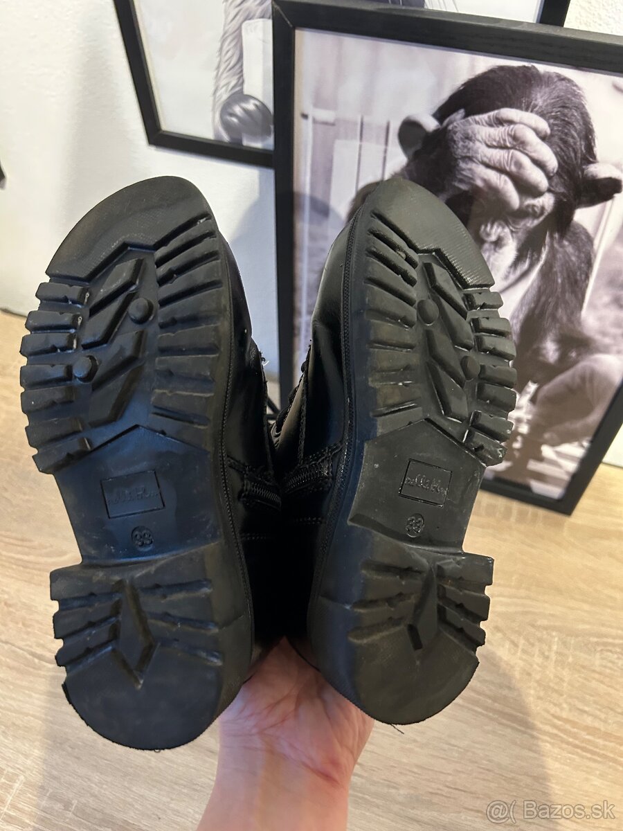 Nelly Blue dievčenské zimné topánky /vysoke čižmy na zips - 17