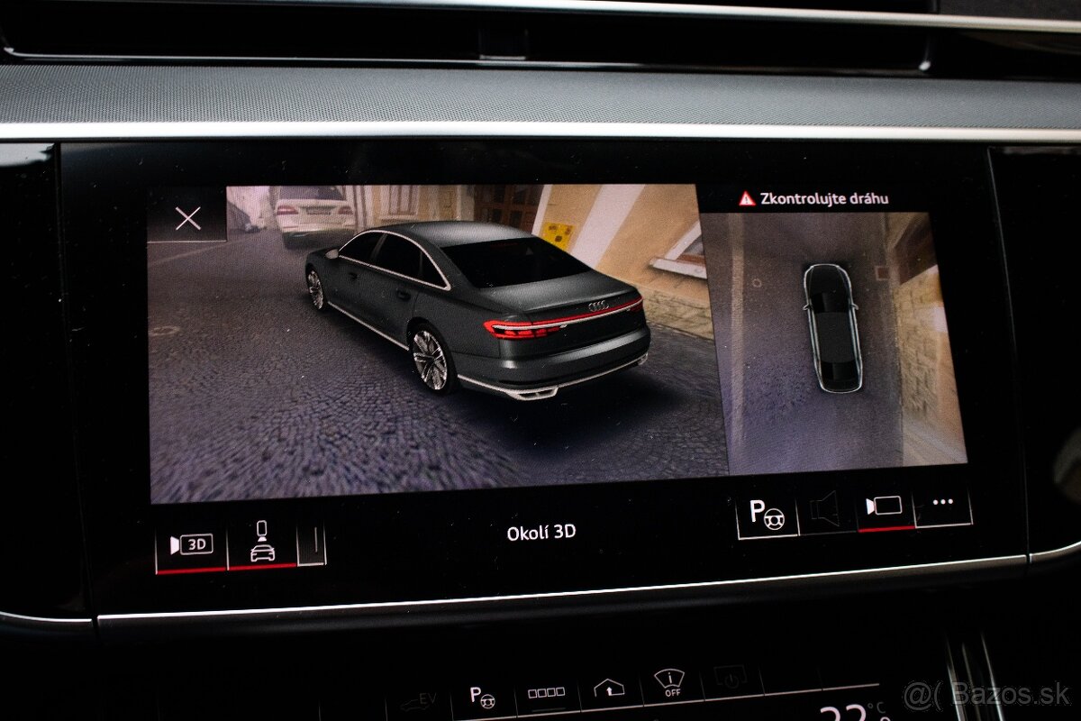 Audi A8 60 TFSI-e V6, masáž, webasto, pano, nelakované - 17