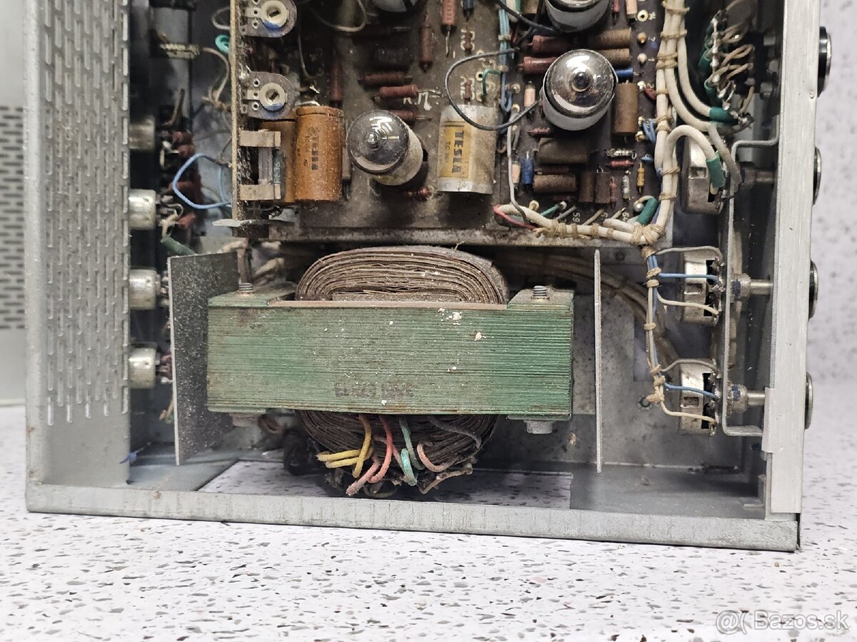 MONO 50 》Tesla AZK405 》Starožitný elektronkový zosilňovač - 17