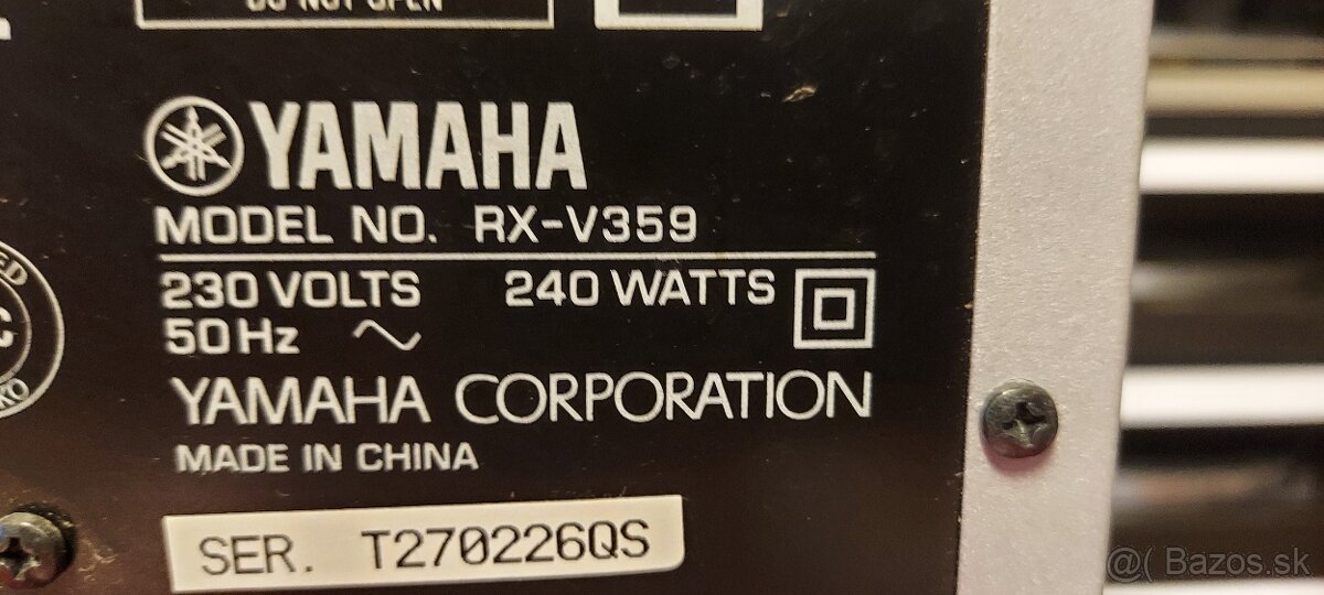 Predám receivery Yamaha - 17