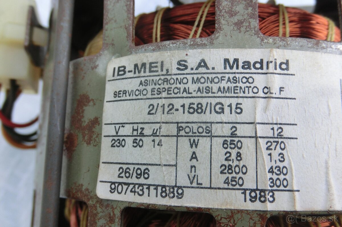 Motor na automatickú práčku - 17