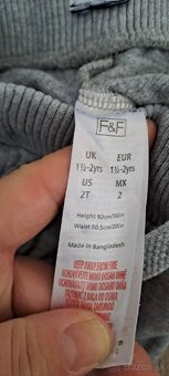 Športové nohavice, tepláky pre chlapcov, rôzne veľkosti - 17