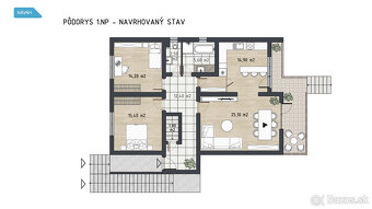 Veľký RD: 6 izieb, 2 kuchyne, 2 kúpelne, pivnica, garáž, 100 - 17