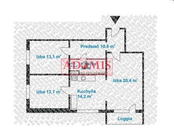 ADOMIS - predám 3 - izbový byt, ulica L. Novomeského, Košice - 17