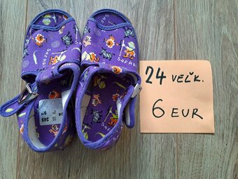 Obuv tenisky,  papučky,  čižmičky, pre detičky - 17