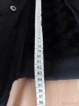 Dámska čierna zimná bunda v. L - TOP stav - 17