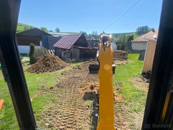 Bager, minibager – výkopové práce + preprava rukou - 17