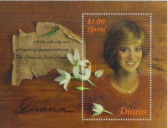 Poštové známky, filatelia: Anglicko, Lady Diana, aršíky - 17