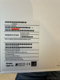 Apple MacBook Pro 13” M1, 2020, 256GB SSD, 16GB RAM - 17
