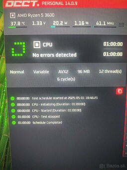 Herný a pracovný PC- Ryzen 5 3600, RX 5700 XT, 32GB RAM DDR4 - 17