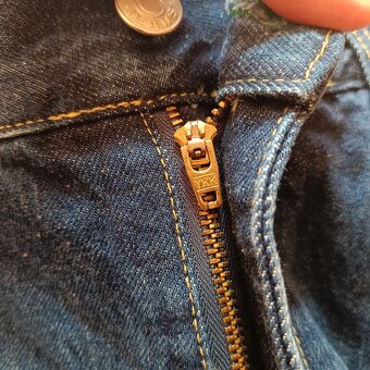 Tommy Hilfiger modré džínsy rovné straight jeans rifle 34 - 17