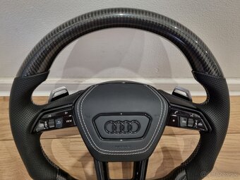 AUDI VOLANT KARBONOVY A6 A7 C8 Q8 S8 SQ8 E-TRON - 17