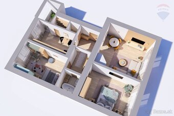 PREDANÉ Predaj: 3-izbový byt s krbom priamo v centre L - 17