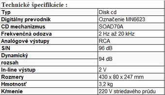 TECHNICS CD SL-P 200 - 17