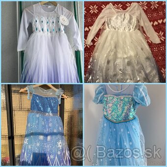 Nové šaty Frozen Elsa Anna kostým na cca 4-5 alebo 5-6 rokov - 17