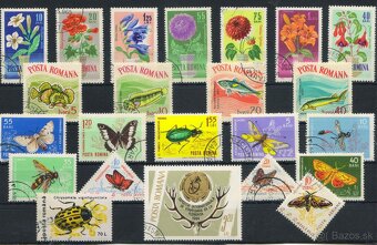Poštové známky, filatelia: Fauna a flóra - 17