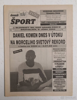 Staré noviny Denník Šport 2 - 17