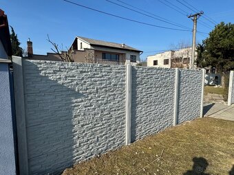 BETÓNOVÉ PLOTY LACNO A RÝCHLO KOŠICE/MOLDAVA OKOLIE - 17