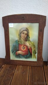 Predám starožitné náboženské obrazy- cena za kus 16 EURO - 17