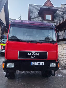 Man L2000 4x4 6valec vrtnica Kipper LE unimog praga - 17