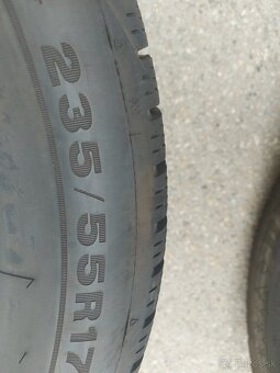 5x108R17 elektrony orig.FORD -235/55R17 DUNLOP zimné pneu - 17