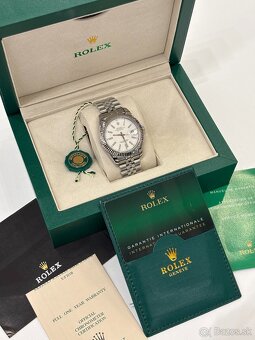 Rolex Datejust Biele, Nové, 40mm - 17
