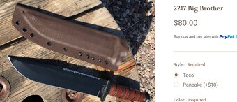 Predám KYDEXové PÚZDRO na nôž Ka-bar USMC-1217 a iné - 17