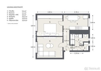 2 IZBOVÝ TEHLOVÝ BYT,ZÁPOTOCKÉHO, 50m²,PREŠOV - 17