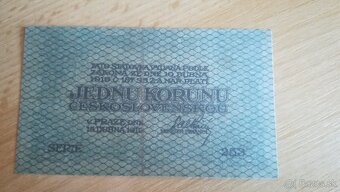 Kopie vzácných 1 republikových bankovek - Mucha - - 17