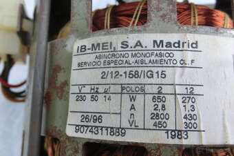 Motor na automatickú práčku - 17