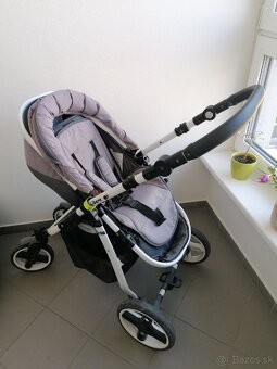 Kočík Kunert Libero (3 v1) šedo-sivý + isofix do auta - 17