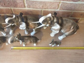 slon, slony, sloníci royal dux, kameň ónyx - 17