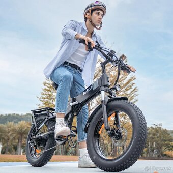 Výkonný skladací fat ebike Ridstar 20x4.0",2x1000W,23Ah,50k - 17