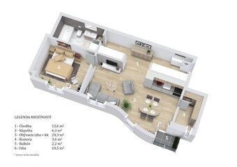 REZERVOVANÉ | 2 IZBOVÝ BYT PREŠOV, ULICA SIBÍRSKA - 17