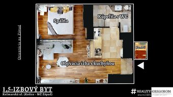 2+KK byt, Kežmarská ul., 40 m2, zrekonštruovaný & zariadený - 17