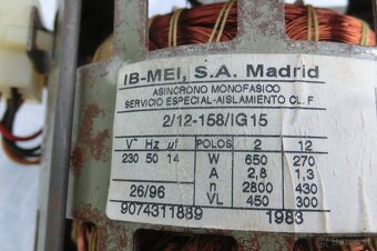 Motor na automatickú práčku - 17