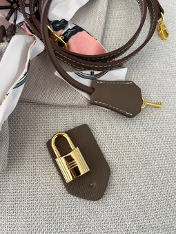 Hermes kelly mini kabelka khaki s krabicou - 17