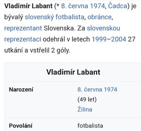 VLADIMÍR LABANT (WEST HAM UNITED FC) - originální hraný dres - 17