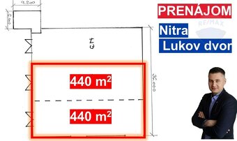 Prenájom haly 880 m², Lukov dvor – Nitra. - 17