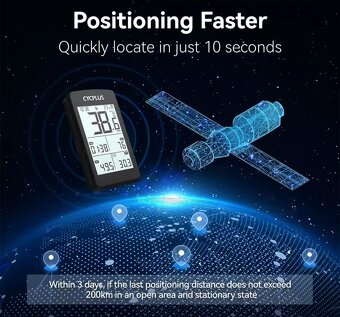 Kvalitný GPS ANT+ Smart CykloPočítač CYCPLUS M1, M3, C3 - 17