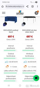 Brimo nožnicový stanok. Altánok. Predajný stánok - 17