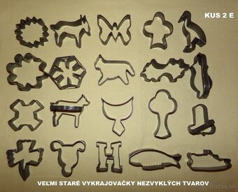 FORMIČKY A VYKRAJOVAČKY, DOBOVÉ na pečenie, pre zberateľov - 17