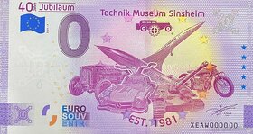 0 euro / 0 € souvenir bankovky zahraničné 1 - 17
