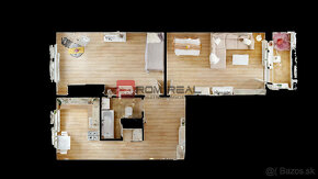 2 izbový svetlý byt s perfektným výhľadom - presklená loggia - 17