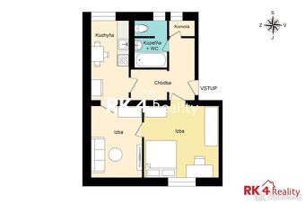 RK4 - NA PREDAJ - 2 izbový byt - Bulvár Žilina - 17